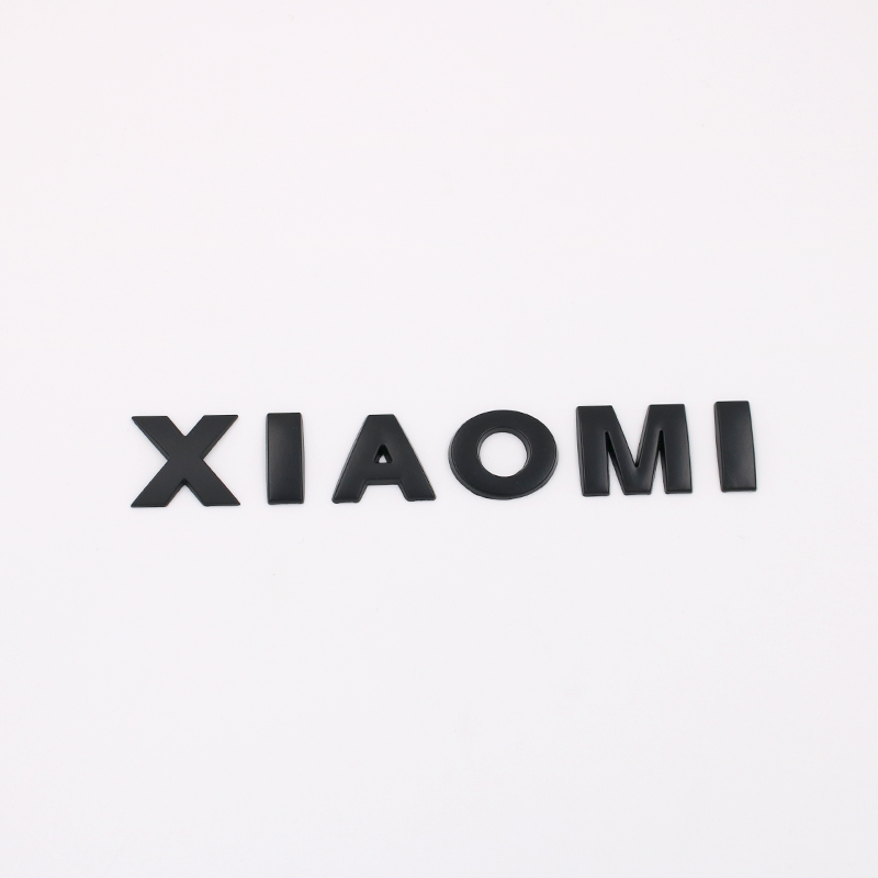 ARE YOU OK车标贴3D金属小米SU7 XIAOMI汽车英文字母尾标该装饰贴