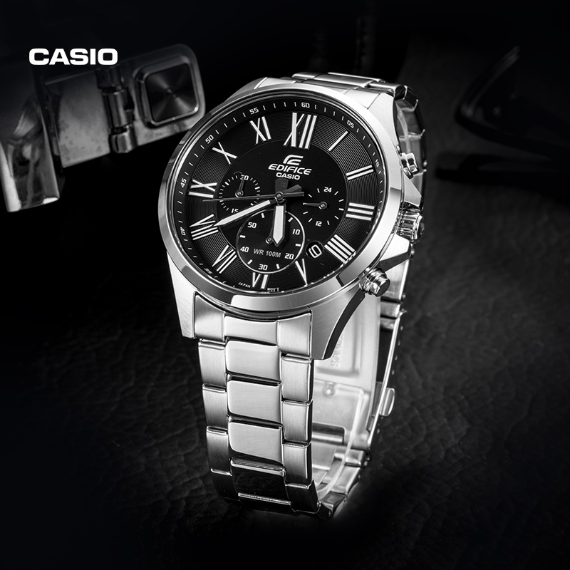 官方正品 EDIFICE 钢带防水男士手表卡西欧官网 500D EFV 旗舰店 casio 官方正品 EDIFICE 钢带防水男士手表卡西欧官网 500D EFV 旗舰店 casio
