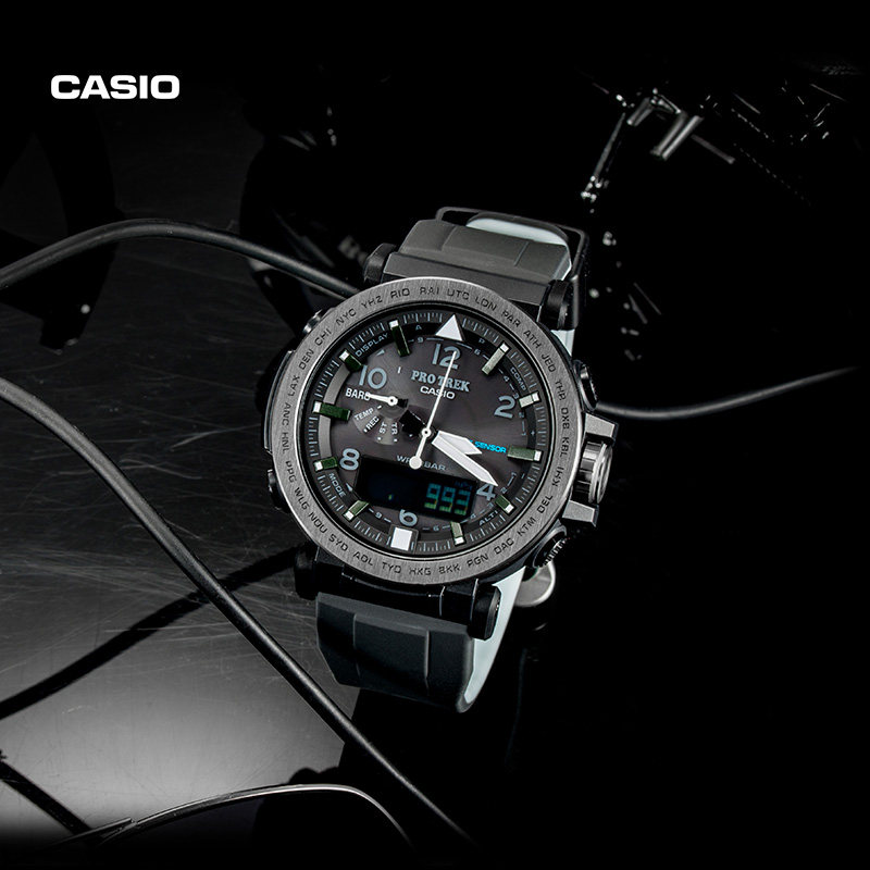 casio旗舰店prg-650户外登山手表 casio日韩腕表