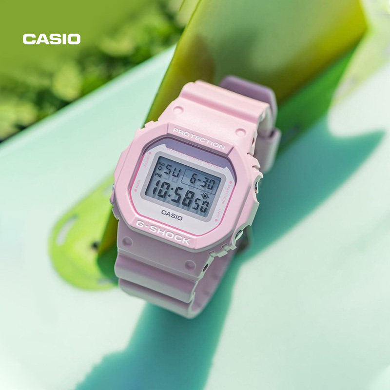 casio旗舰店dw-5600sc运动女手表 casio日韩腕表