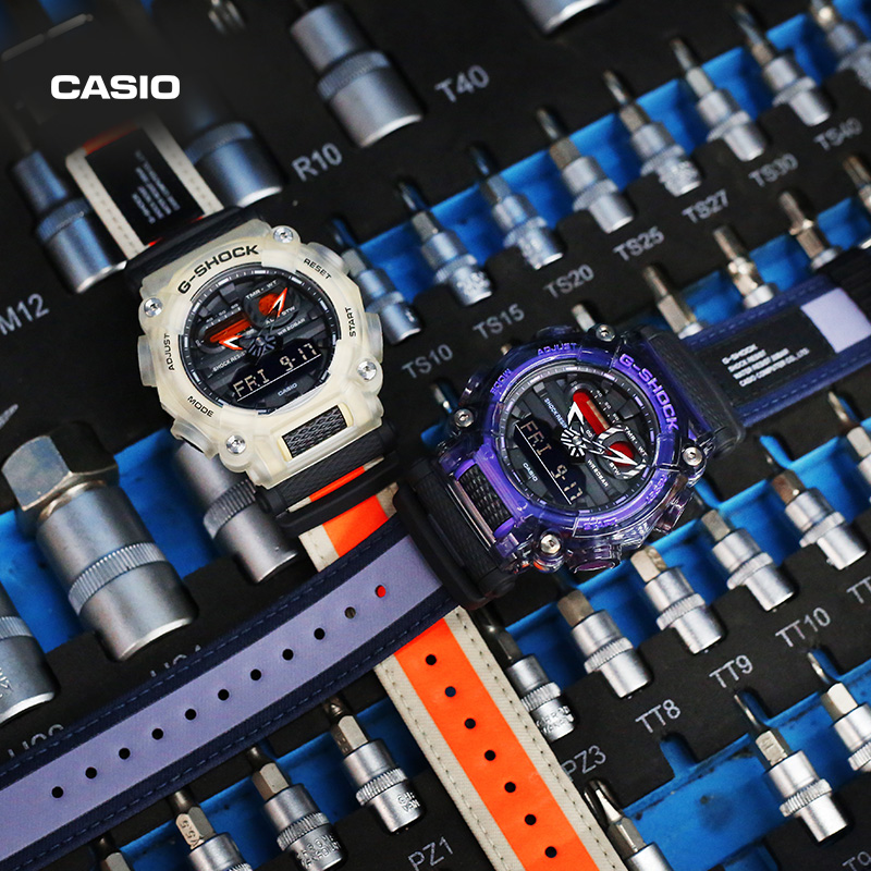 casio旗舰店GA-900TS透明工业风运动男手表卡西欧官方正品G-SHOCK-图3