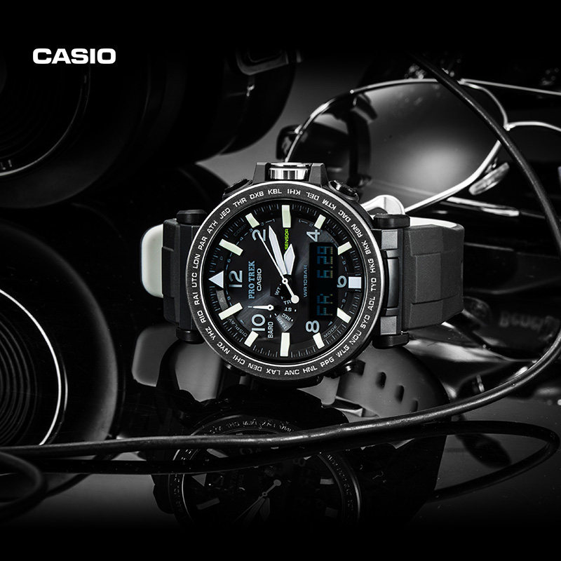 casio旗舰店prg-650户外登山手表 casio日韩腕表