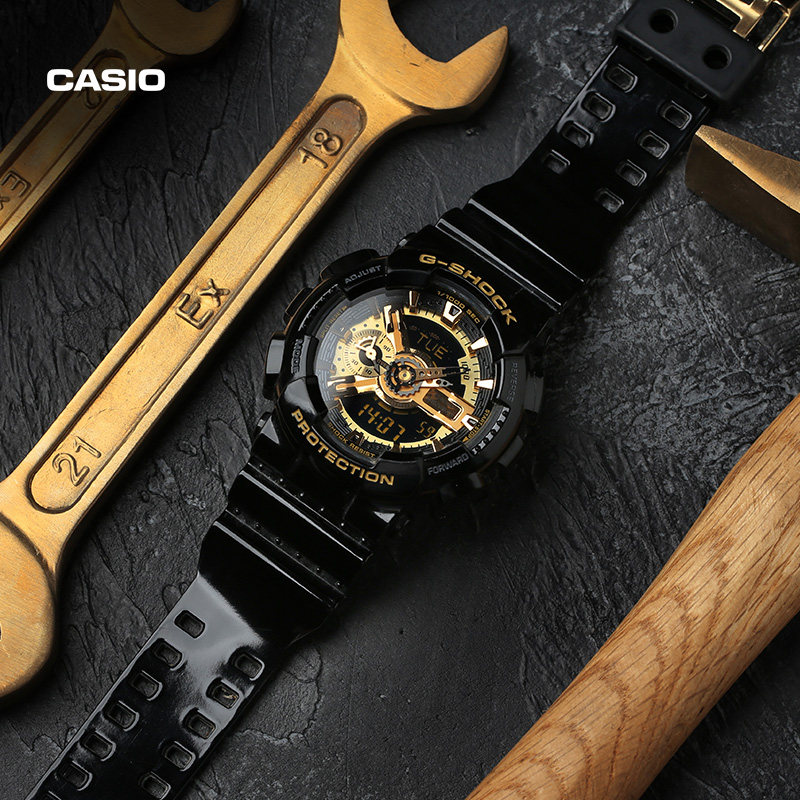 casio旗舰店g-shock黑金潮流手表 casio日韩腕表