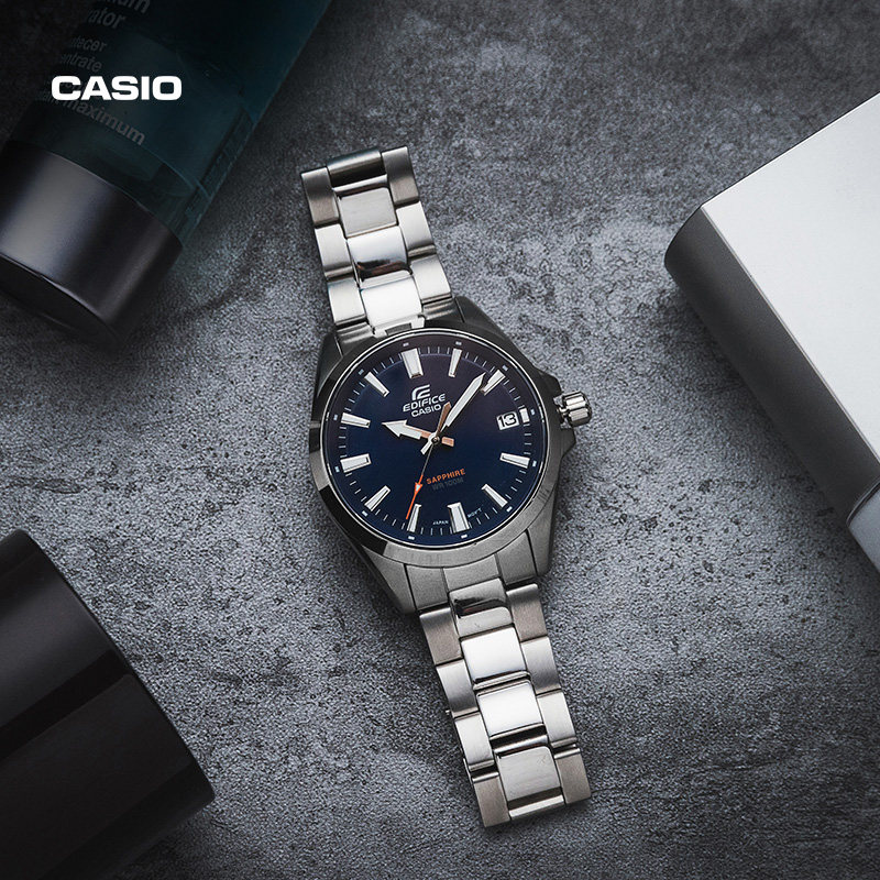 casio旗舰店efb-107时尚防水手表 casio日韩腕表