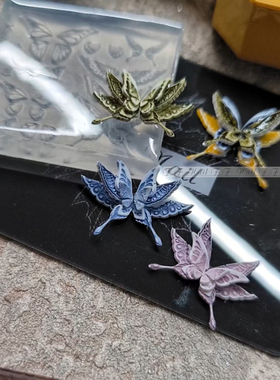 【美甲模具】枫枫模具新款纸鸢蝴蝶洋天鹅蕾丝碎花芙蓉花美甲模具