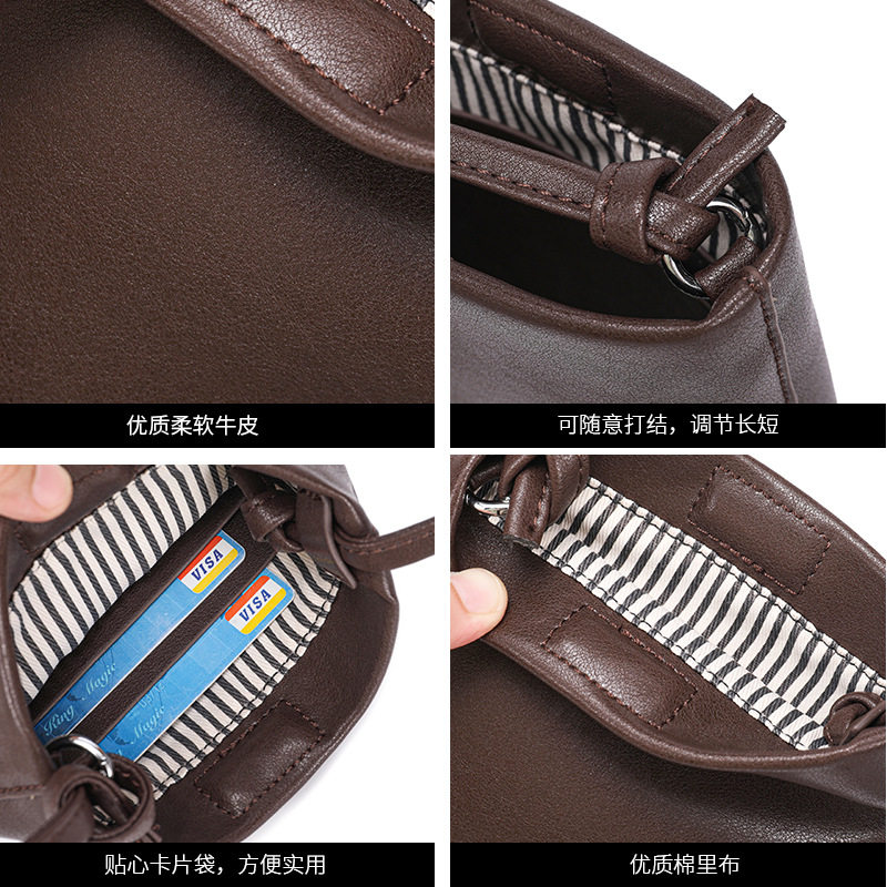 时尚热销女包真皮高级感2025新款小众设计单肩包休闲百搭斜挎包包,淘宝优惠券,粉丝福利购,淘宝优惠卷