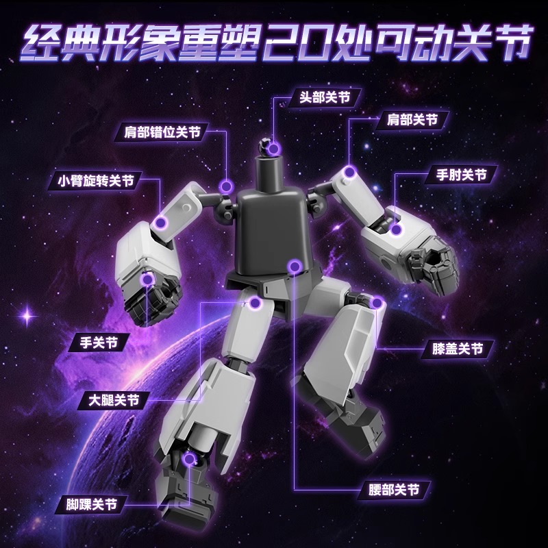 布鲁可idw变形金刚群星版积木人第7三4二3五6七5六弹拼装模型玩具 - 图2
