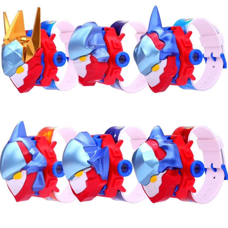 龙战士星源2电子手表儿童投影玩具变身器儿童男孩看时间手环新愿