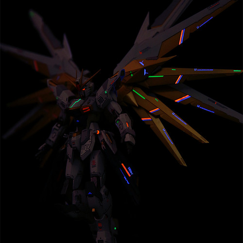 万代 MG 1/100  Freedom Gundam 2.0 自由高达 拼装模型 改色喷涂 - 图2