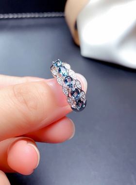 特惠天然托帕石戒指镶嵌