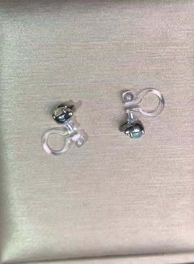 无耳洞定制耳夹链接 塑料耳夹个性化设计 不支持退换