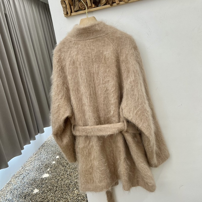 2025年秋冬新款韩版高端立领双面羊毛大衣女短款小个子羊毛呢外套,淘宝优惠券,粉丝福利购,淘宝优惠卷