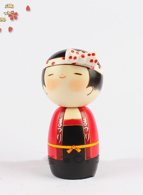 日本手工传统工艺木质摆件