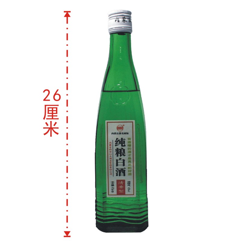 内蒙古兴安盟科尔沁王酒业归流河清香/浓香型纯粮食发酵白酒 42度 - 图1