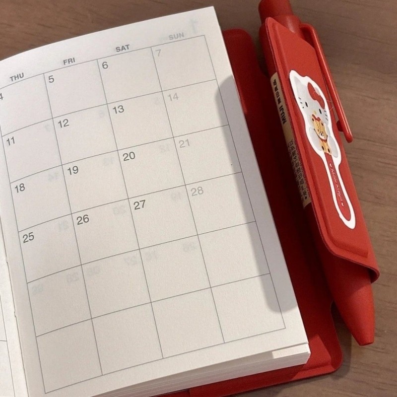 2026年简约a7日程计划本学生月周打卡工作手帐笔记日记事磁吸本子,淘宝优惠券,粉丝福利购,淘宝优惠卷