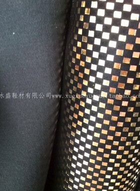 冰盛鞋材 厂商生产 进出口皮革 牛皮人造革 金银布片 绒布DIY备