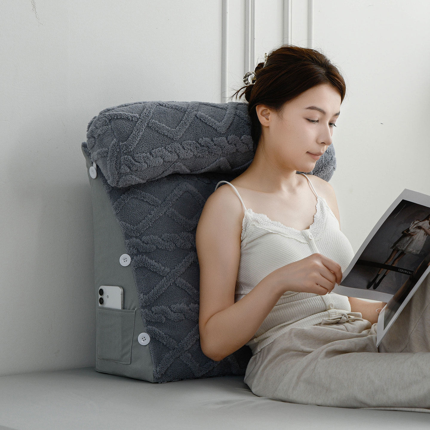 床头靠垫软包孕妇护腰颈靠枕沙发抱枕床上看书大靠背垫2025新款,淘宝优惠券,粉丝福利购,淘宝优惠卷