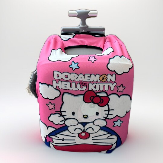 QBOX儿童行李箱可坐骑保护套micro拉杆旅行遛娃箱防刮耐磨弹力布