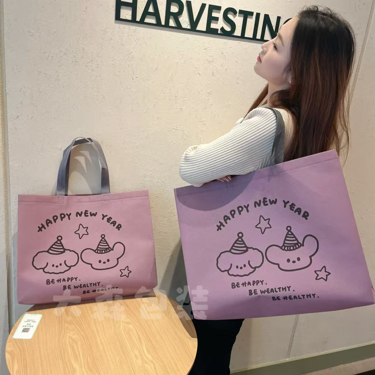 高级服装店手提袋子无纺布袋可定制印刷logo定做童装女装羽绒服袋,淘宝优惠券,粉丝福利购,淘宝优惠卷