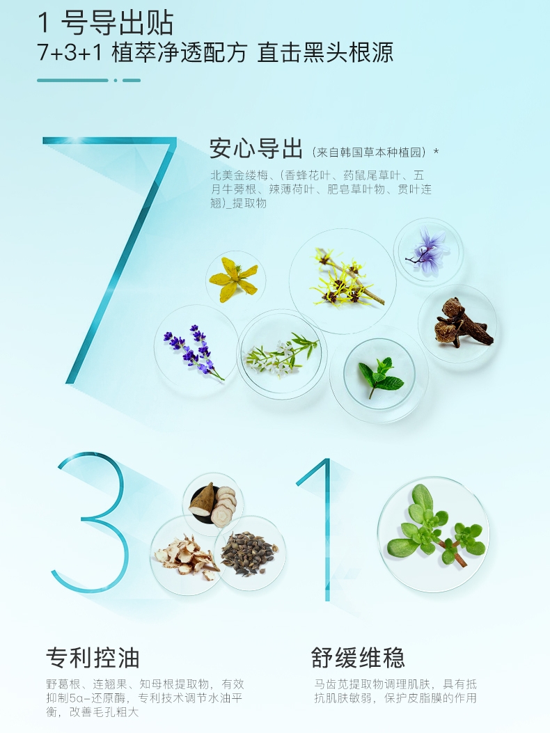 丽普司肽旗舰店【樊樊推荐】丽普司肽专研净透去黑头鼻贴温和不刺激收缩毛孔1