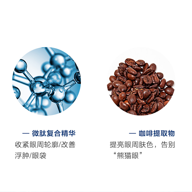 丽普司肽旗舰店丽普司肽四胜肽紧实眼袋微微乳 祛黑眼圈眼袋眼部精华浮肿脂肪粒1