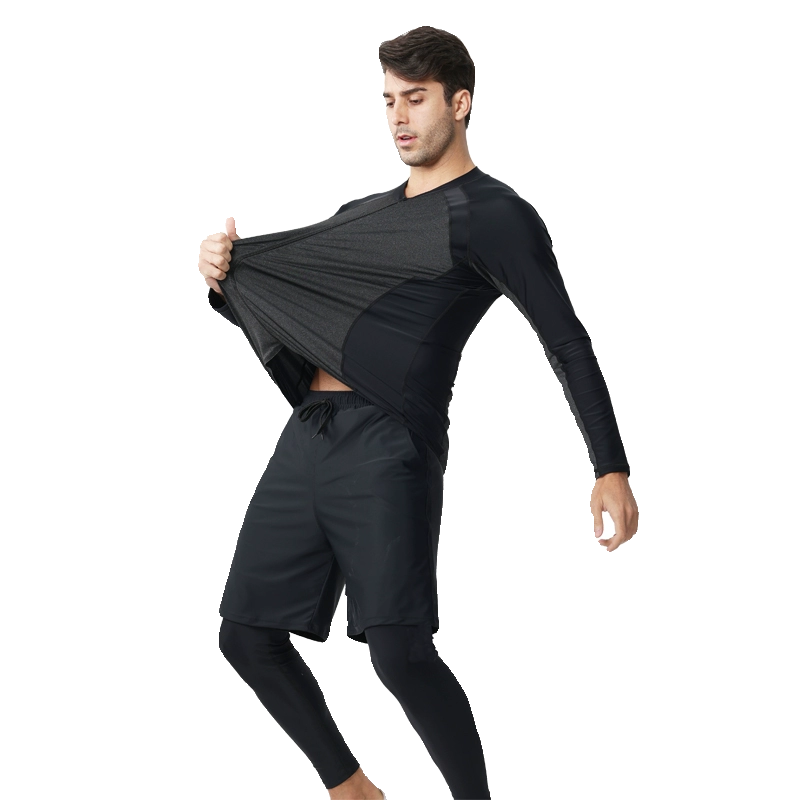男士大码潜水服长袖分体上衣套装宽松防晒高弹冲浪漂流游泳温泉泳,淘宝优惠券,粉丝福利购,淘宝优惠卷