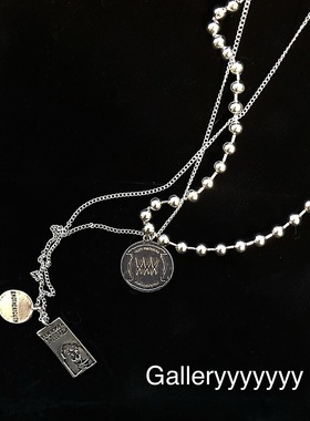 gallery原宿嘻哈项链蹦迪毛衣链