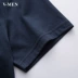 VMEN Weiman xu hướng mùa hè in áo thun nam tay ngắn cotton cổ tròn sơ mi nam giản dị 910407856 - Áo phông ngắn Áo thun nam Áo phông ngắn