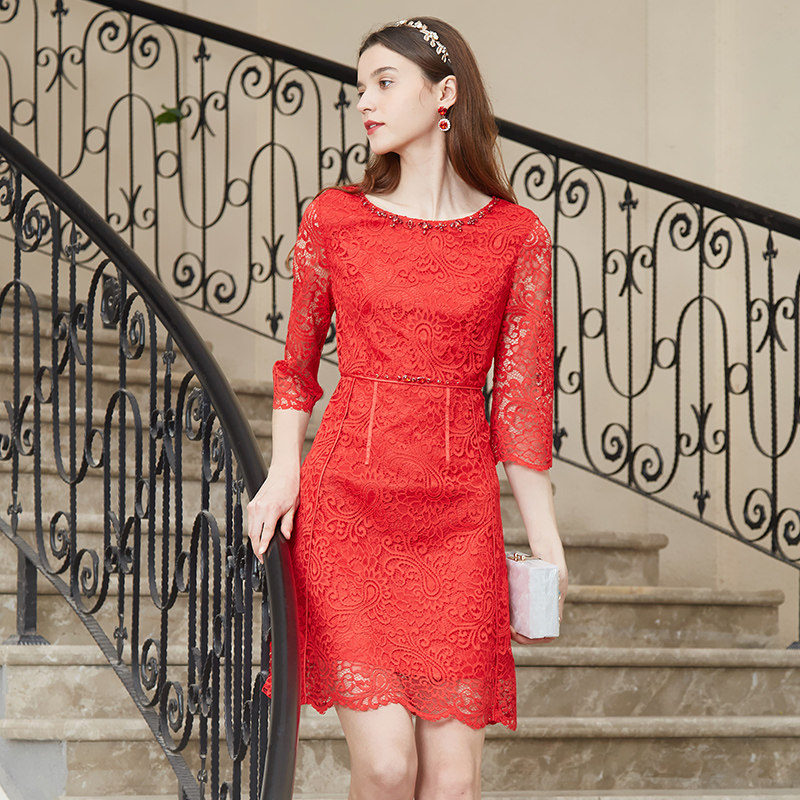 千细change she2020春装新品连衣裙 changeshe连衣裙