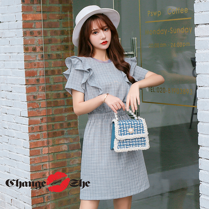 change she千细2020新款优雅连衣裙 changeshe连衣裙