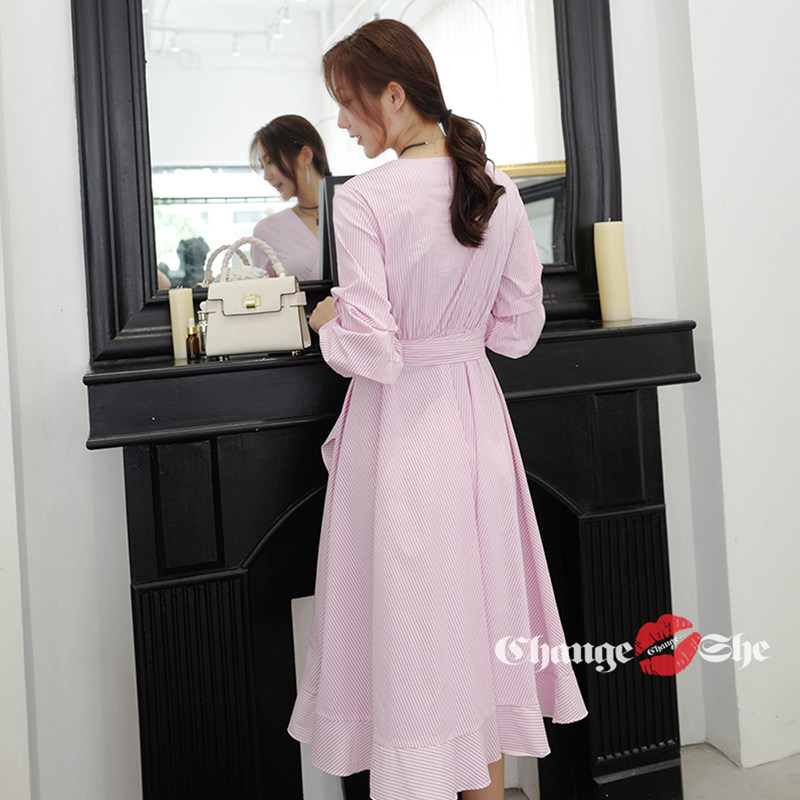 千细change she2020春装新款连衣裙 changeshe连衣裙