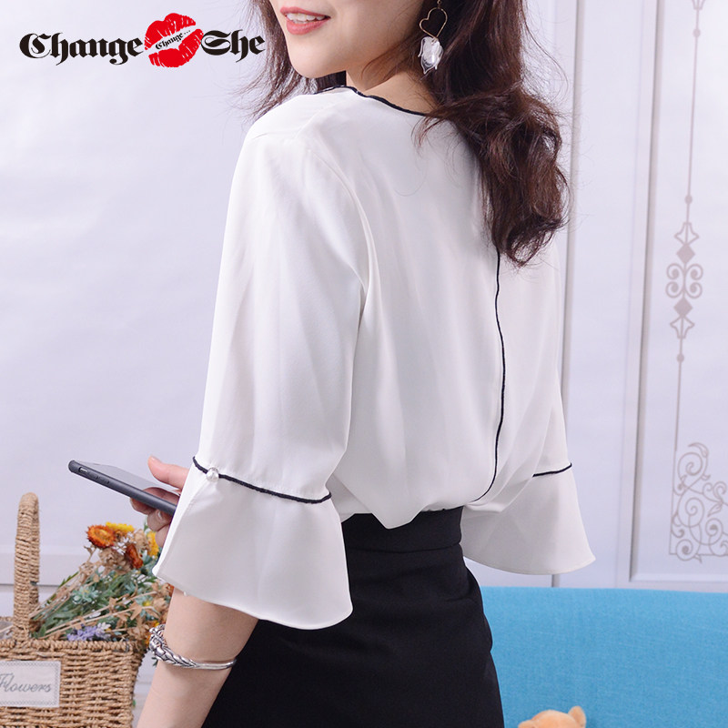 千细change she2020夏季新款衬衫 changeshe衬衫