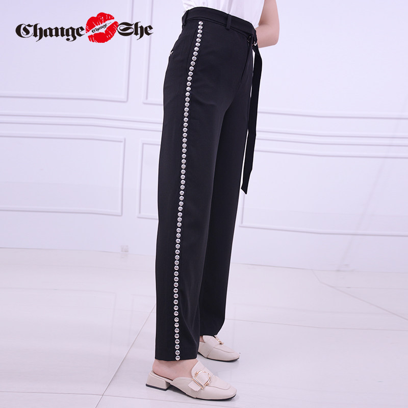 千细change she2020新款夏季休闲裤 changeshe休闲裤