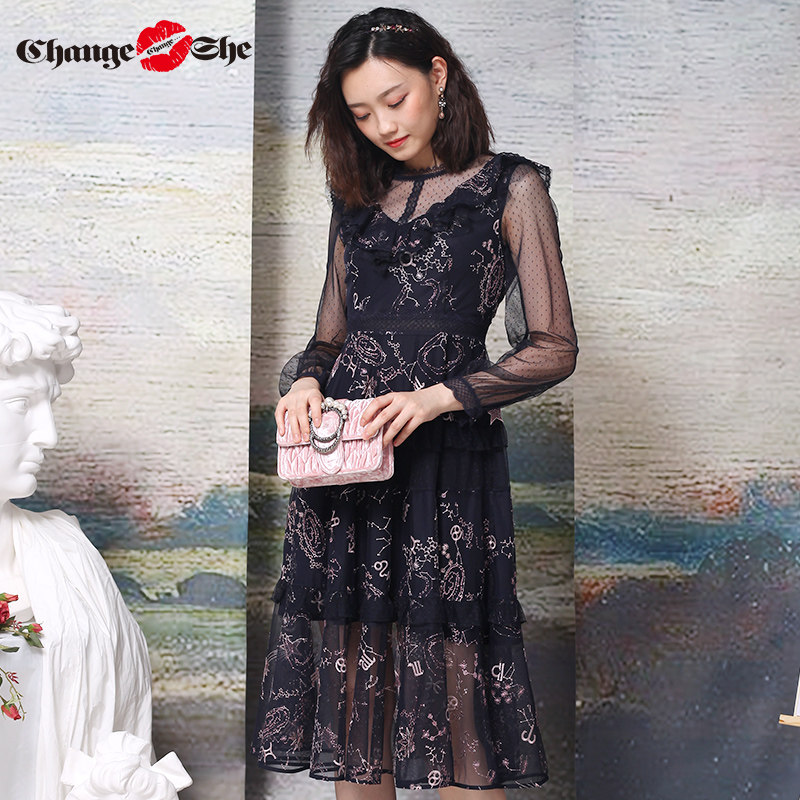 change she千细2020新款初秋连衣裙 changeshe连衣裙