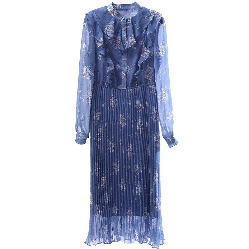 change she千细2020新款气质皱褶裙 changeshe连衣裙