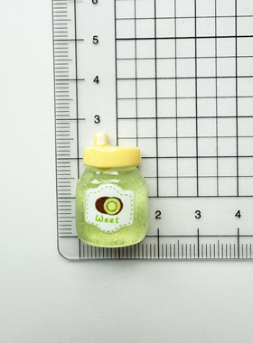 透色细闪饮料奶茶牛奶儿童奶油胶玩具diy微缩迷你手工发夹贴片