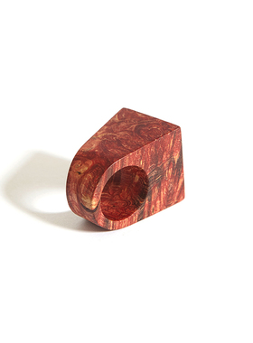 孤品首饰 稳定木大戒指 12号 适合喜欢夸张大戒指的朋友 简约之美