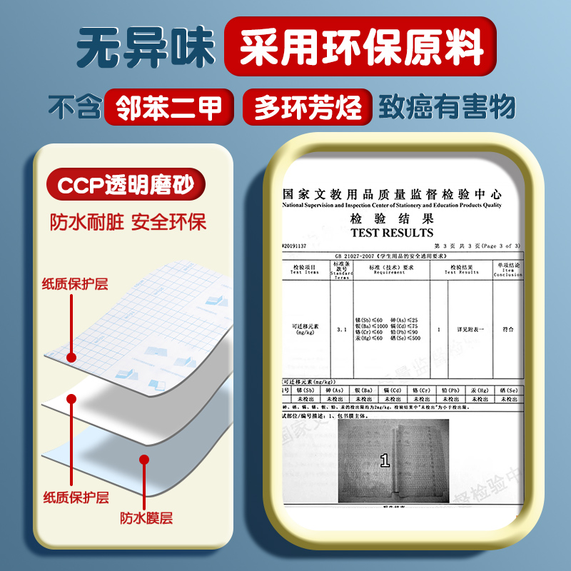 40张书皮自粘包书皮贴书膜透明磨砂套装16k书皮纸书壳包书套小学生初中生用一年二年级上册全套防水三年级a4 - 图0