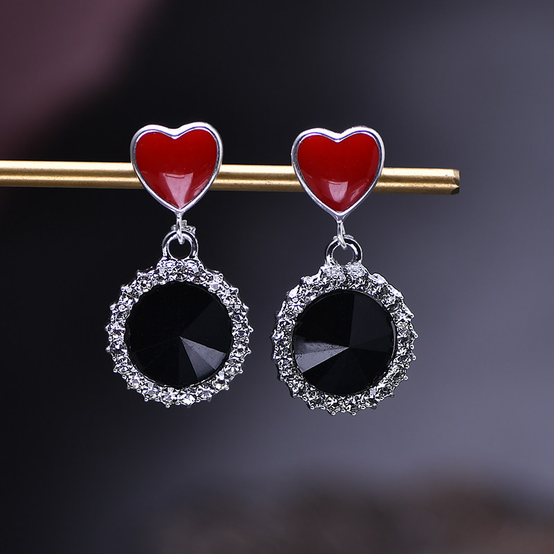 99足银银针耳钉简约气质款黑色圆圈耳环高级感小众气质纯银耳饰潮,淘宝优惠券,粉丝福利购,淘宝优惠卷