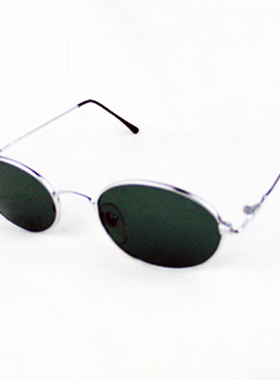 金属椭圆形玻璃个性风近视太阳镜