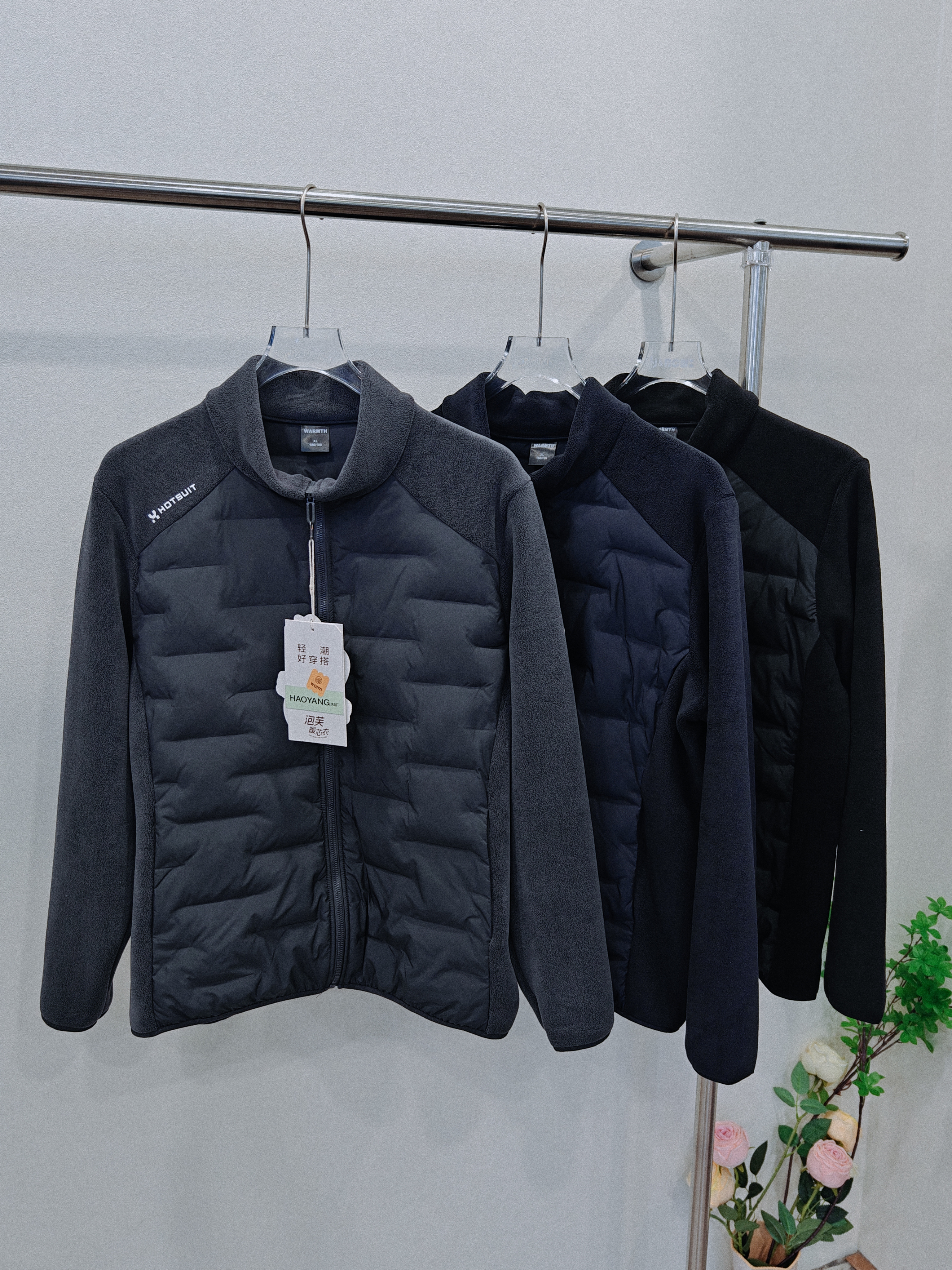 冰川时代男冬季新款25C2503羊毛棉袄加厚外穿保暖外套立领防寒服 - 图3