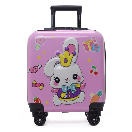 18寸儿童拉杆箱行李登机旅行箱礼品万向轮幼儿园男女孩学生美乐蒂 - 图2