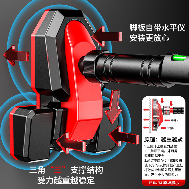 门上单杠家用室内儿童引体向上器家庭健身器材免打孔墙体小孩单杆