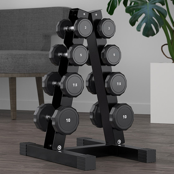Dumbbell rack for home men's storage gym