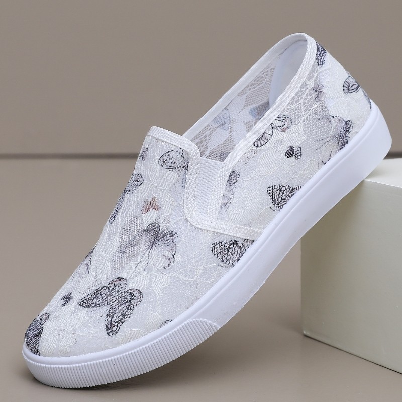 春夏新款老北京布鞋女网鞋平底透气网面休闲鞋蕾丝网眼百搭学生鞋,淘宝优惠券,粉丝福利购,淘宝优惠卷