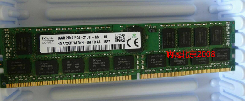 SK 海力士 HMA42GR7AFR4N-UH 16G 2RX4 PC4-2400T 16GB DDR4 REG - 图0