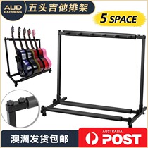 Guitar Platoon Rack Electric Wood Guitar Bulls Guitar Rack 5 Head Guitar Show GUITAR SHOW AUSTRALIA SHIPPED
