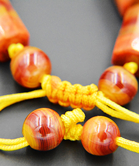 战国红闪丝手串，珍藏品，同料，闪丝标本级，宝玉石级，高玉化料