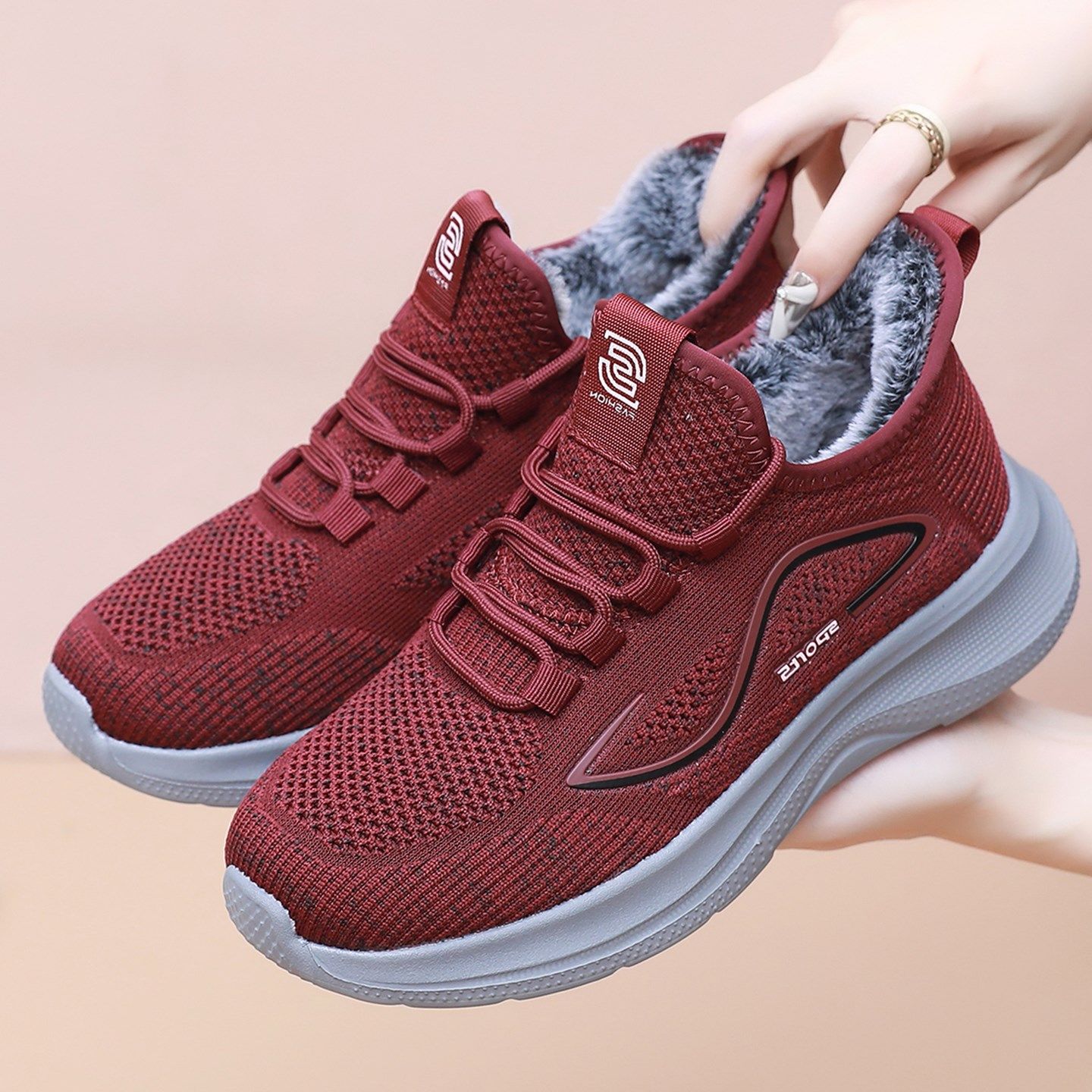 冬季女棉鞋老北京布鞋女加绒防滑软底轻便休闲妈妈保暖鞋子大码42,淘宝优惠券,粉丝福利购,淘宝优惠卷