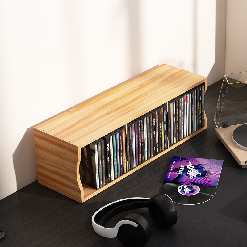 CD架唱片架展示架ps4/5游戏收纳盒cd碟片收纳架架子DVD专辑收纳柜 - 图3